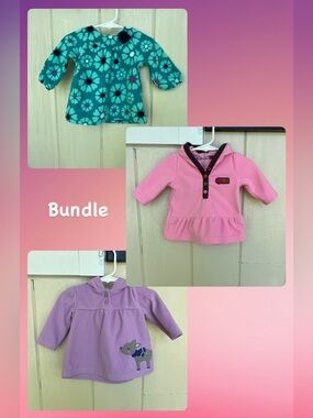 Bundle- set of 3 Carter’s fleece pullovers